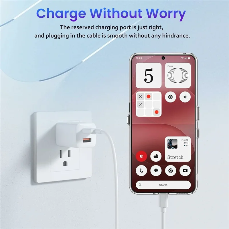 Funda magnética para Nothing Phone (4a) Pro Transparente TPU cubierta anti-caída