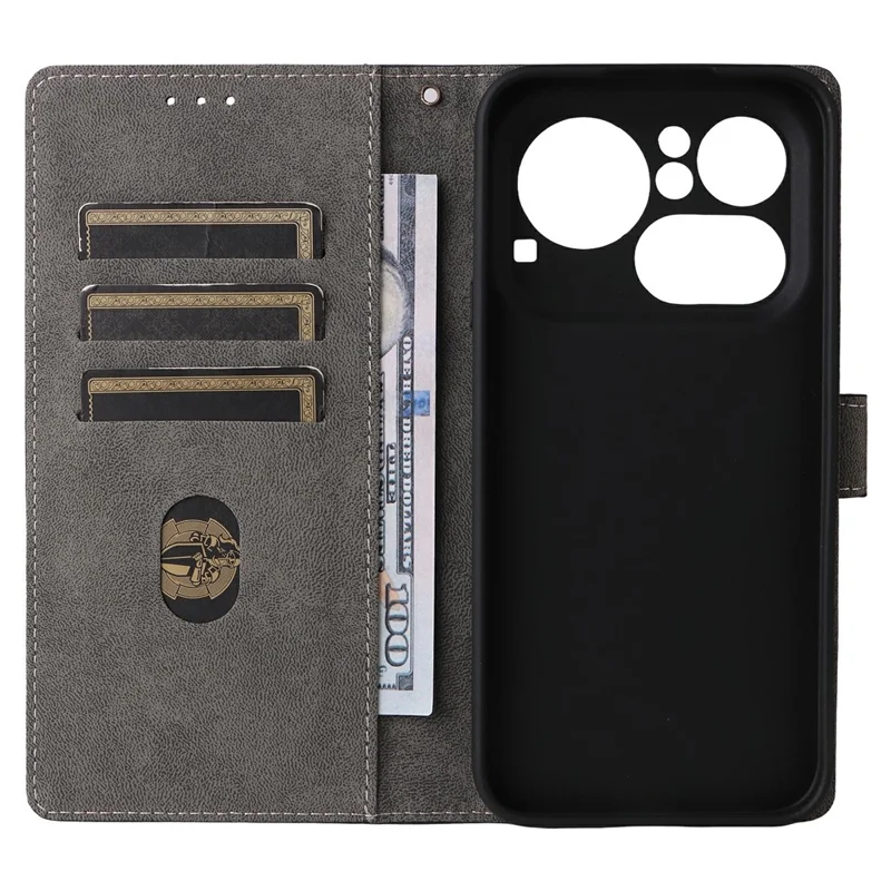 For Nothing Phone (4a) Pro Case Wallet RFID Blocking PU Leather Phone Cover Stand with Strap - Black