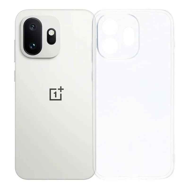 Für OnePlus 15T 5G Rückabdeckung ultradünner flexibler TPU-Klarhandyhülle - Transparent