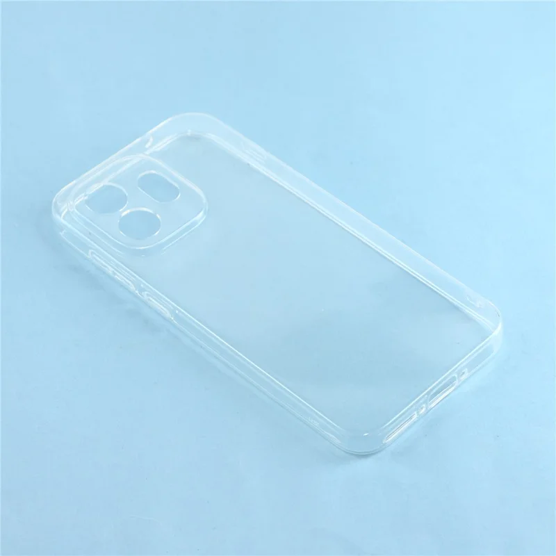 Für OnePlus 15T 5G Rückabdeckung ultradünner flexibler TPU-Klarhandyhülle - Transparent