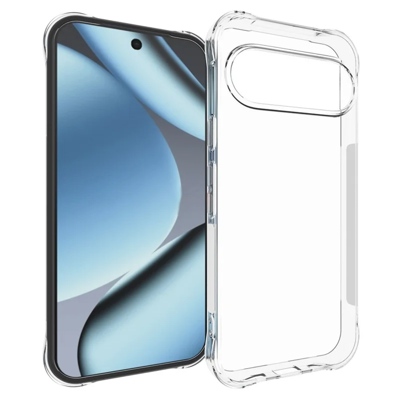 For Google Pixel 11 Pro Case Anti-Shock TPU Phone Cover Reinforced Corners - Transparent
