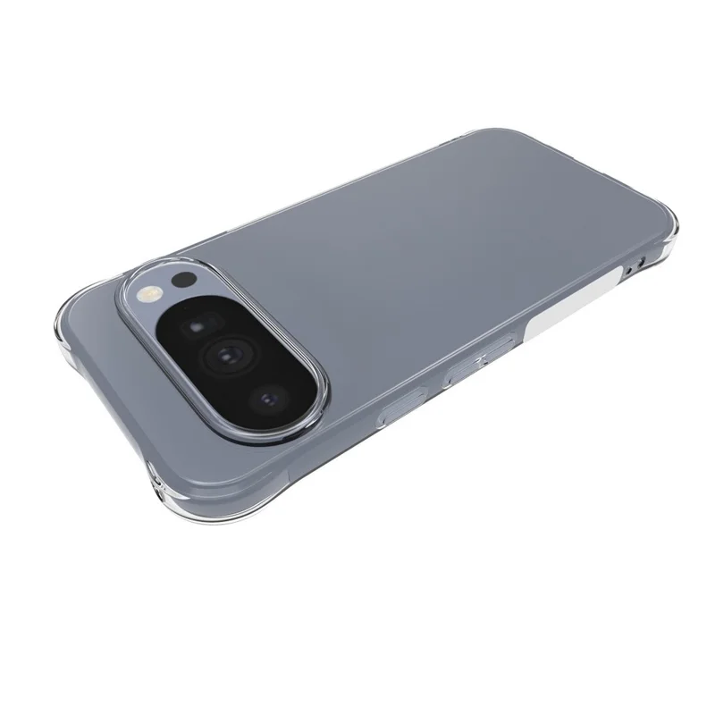 For Google Pixel 11 Pro Case Anti-Shock TPU Phone Cover Reinforced Corners - Transparent