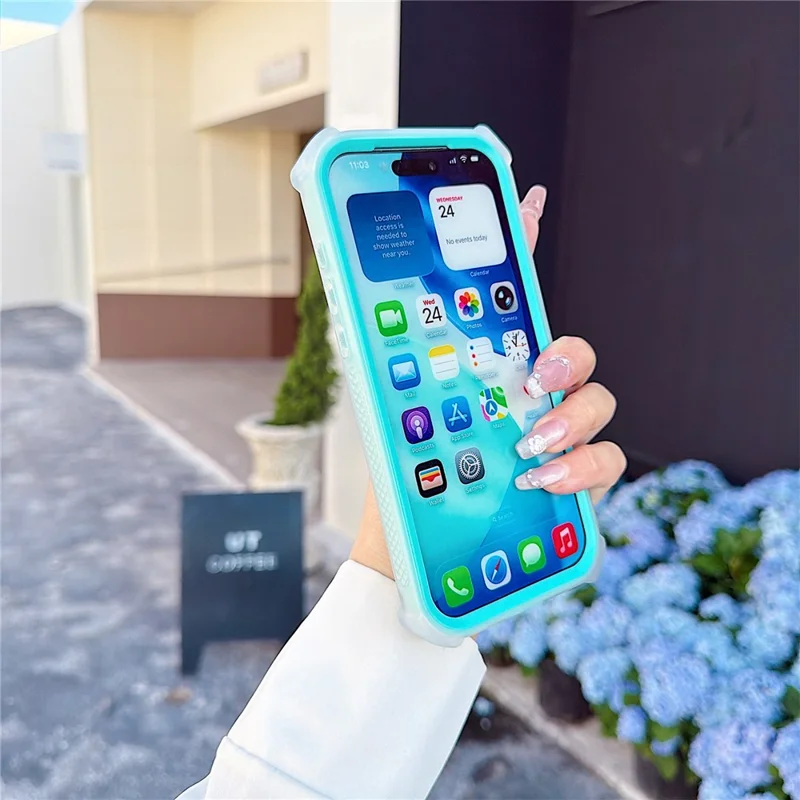 For iPhone 17 Pro Max Magnetic Case Feather Texture Shockproof TPU PC Detachable 2-in-1 Phone Cover Compatible with Masafe - Rose