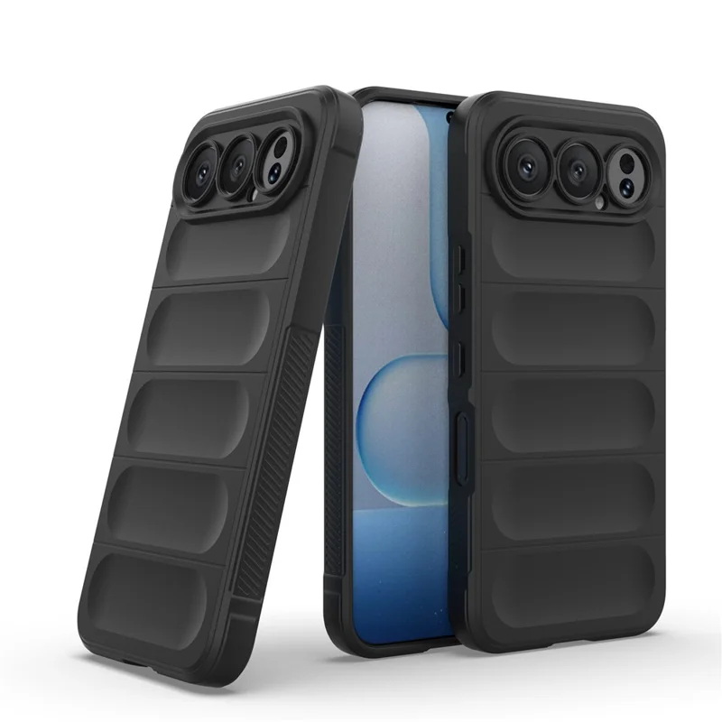 Etui do telefonu Honor 500 5G / 500 Pro 5G, odporno na upadki, miękkie etui TPU, odporna obudowa tylna - Czarna