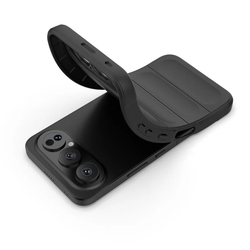 Etui do telefonu Honor 500 5G / 500 Pro 5G, odporno na upadki, miękkie etui TPU, odporna obudowa tylna - Czarna