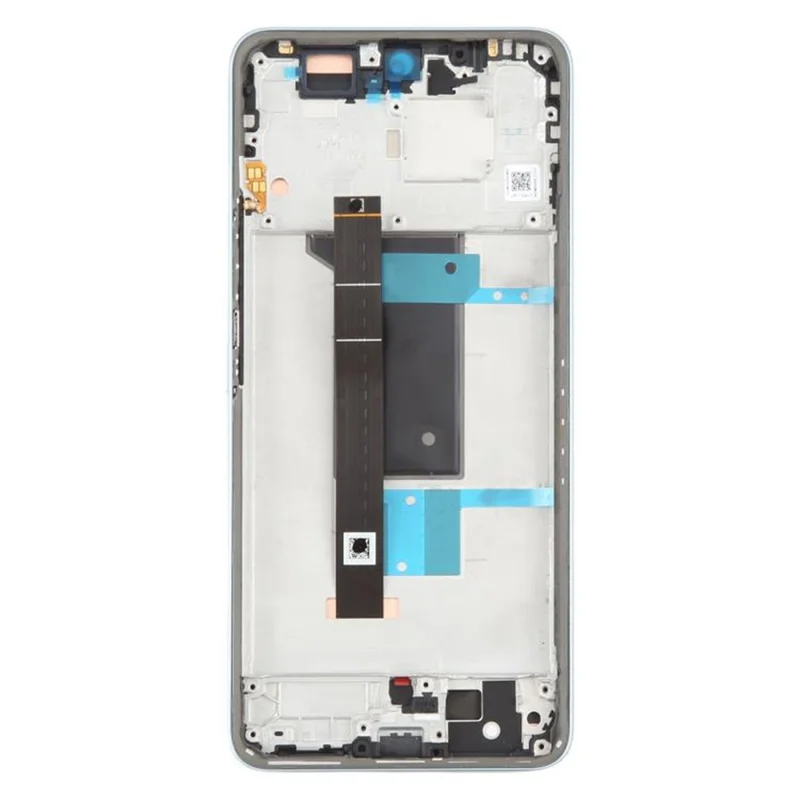 Für Xiaomi Redmi Note 15 Pro 4G (Global) 25100RA69G OEM-Qualität S AMOLED-Bildschirm und Digitalisierer-Baugruppe + Rahmen (ohne Logo) - Blau