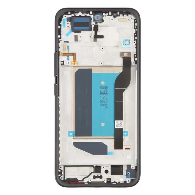 Til Xiaomi Redmi Note 15 Pro+ 5G (Global) 2510ERA8BG OEM Grade S AMOLED-skærm og digitizer-samling + ramme (uden logo) - Sort