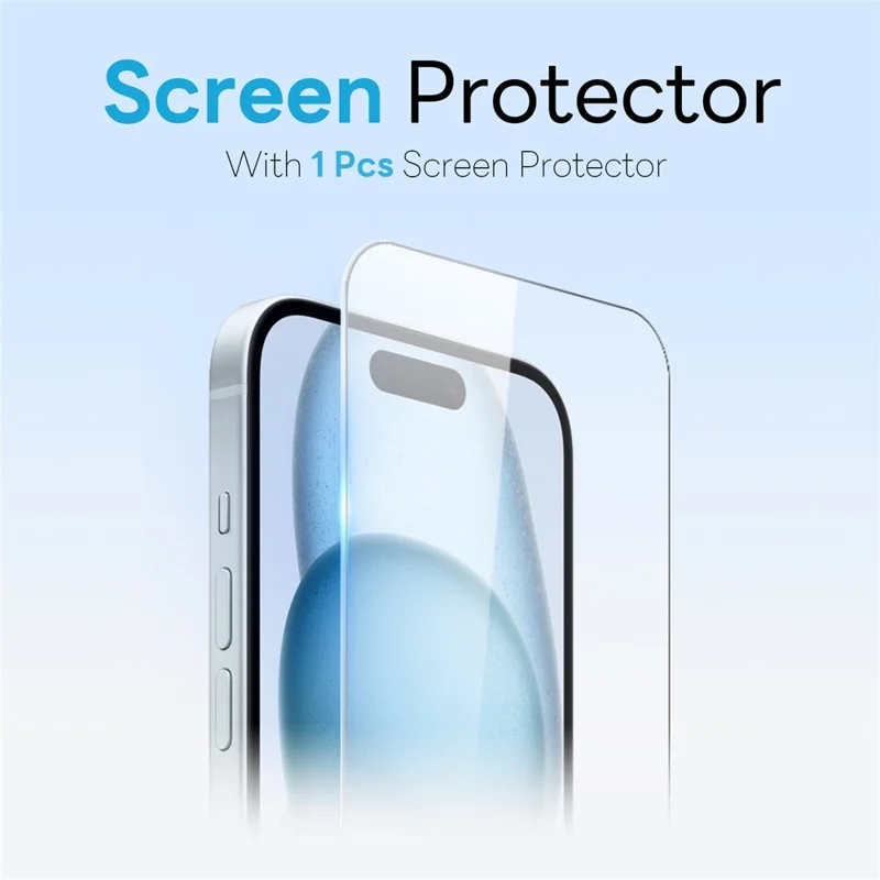 NORTHJO For iPhone 15 Plus Case Compatible with MagSafe Translucent Matte Shockproof Phone Cover with Tempered Glass Film - Black