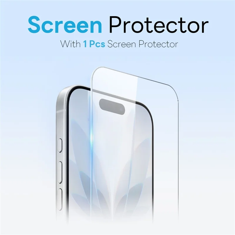 NORTHJO For iPhone 17 Case Compatible with MagSafe Translucent Matte Shockproof Phone Cover with Tempered Glass Film - Black