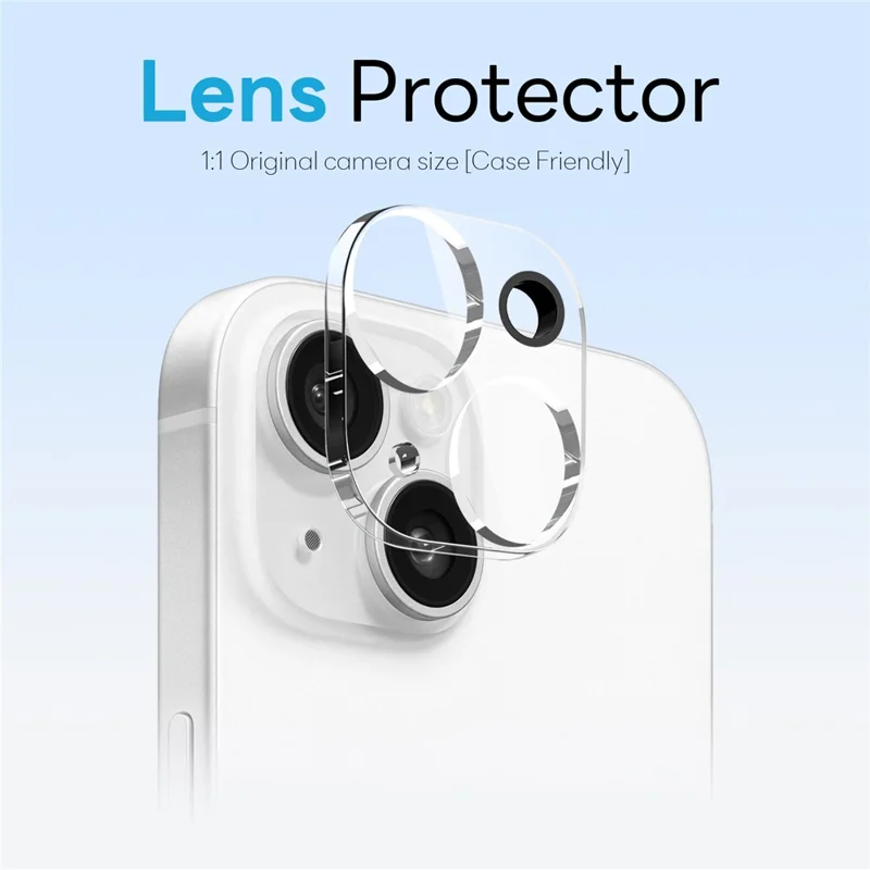 NORTHJO For iPhone 15 Magnetic Case Translucent Matte Shockproof Phone Cover Set with Front Screen Protector + Lens Film - Blue