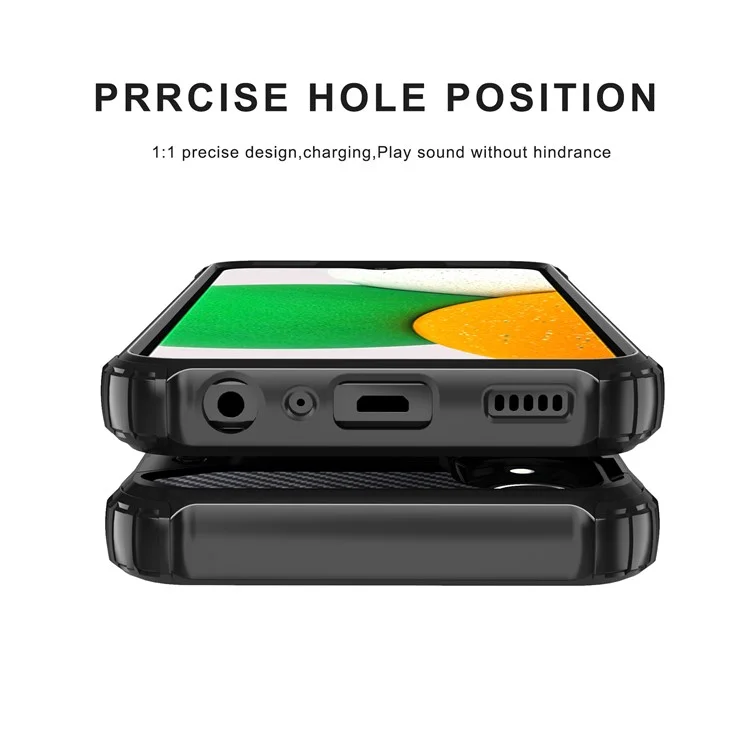 Drop Protection Phone Cover for Samsung Galaxy A03 Core, TPU + PC Back Cover Cell Phone Case - Navy Blue