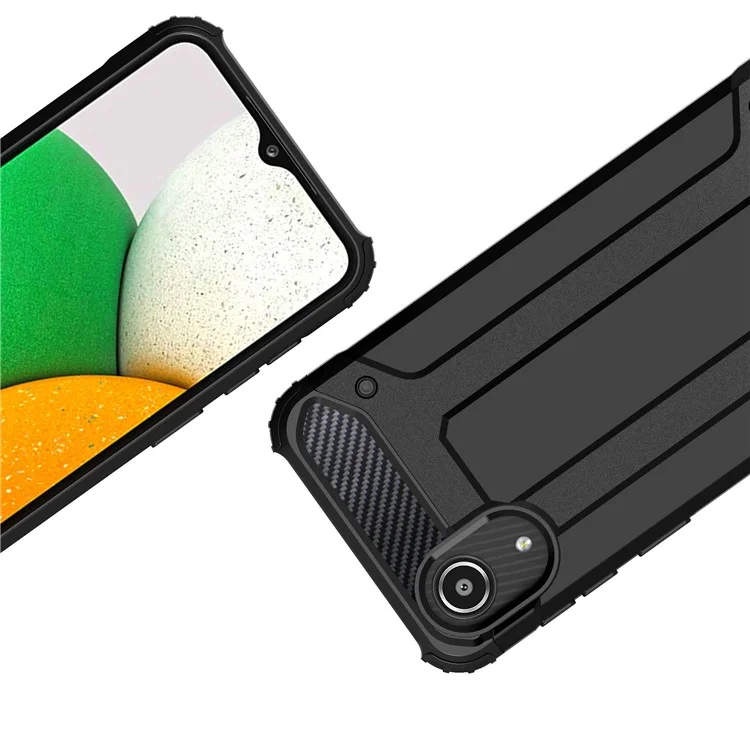 Drop Protection Phone Cover for Samsung Galaxy A03 Core, TPU + PC Back Cover Cell Phone Case - Navy Blue