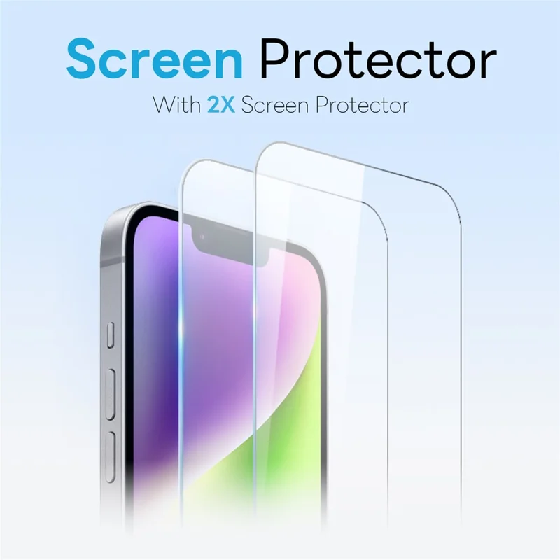 NORTHJO 5 in 1 Set for iPhone 14 Magnetic Case Translucent Matte Shockproof Phone Cover with 2Pcs Front Screen Protector + 2Pcs Lens Film - Pink