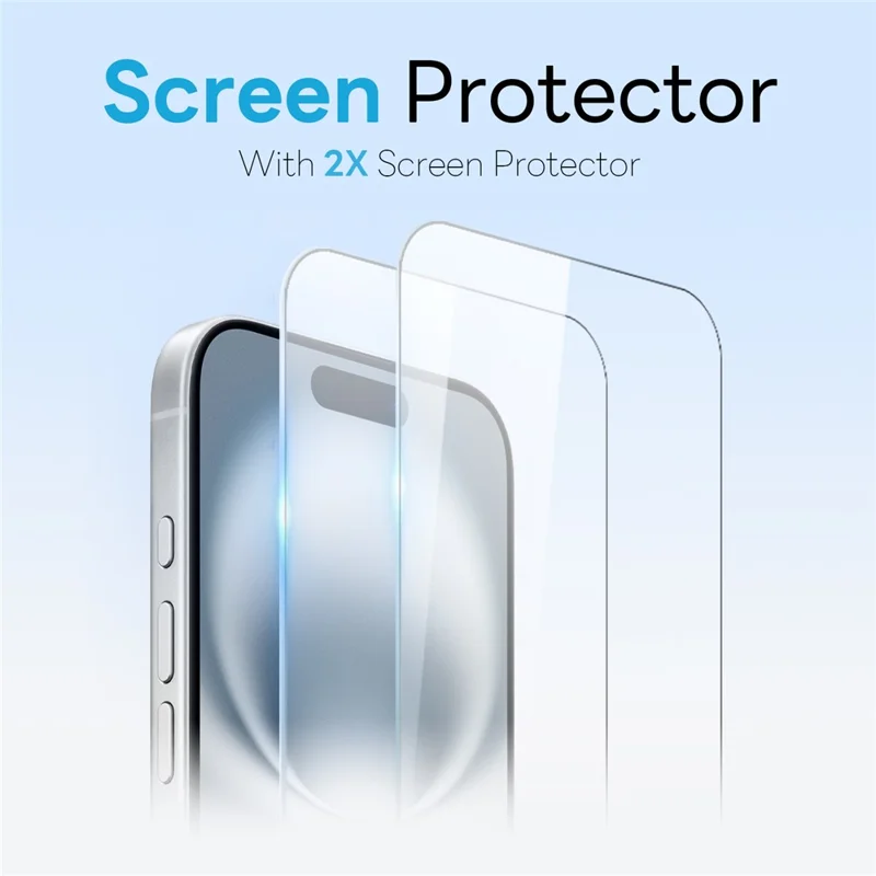 NORTHJO 5 in 1 Set for iPhone 16 Magnetic Case Translucent Matte Shockproof Phone Cover with 2Pcs Front Screen Protector + 2Pcs Lens Film - Orange