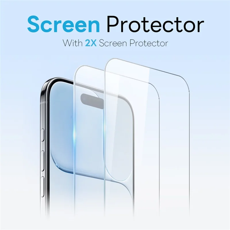 NORTHJO 5 in 1 Set for iPhone Air Magnetic Case Translucent Matte Shockproof Phone Cover with 2Pcs Front Screen Protector + 2Pcs Lens Film - Orange
