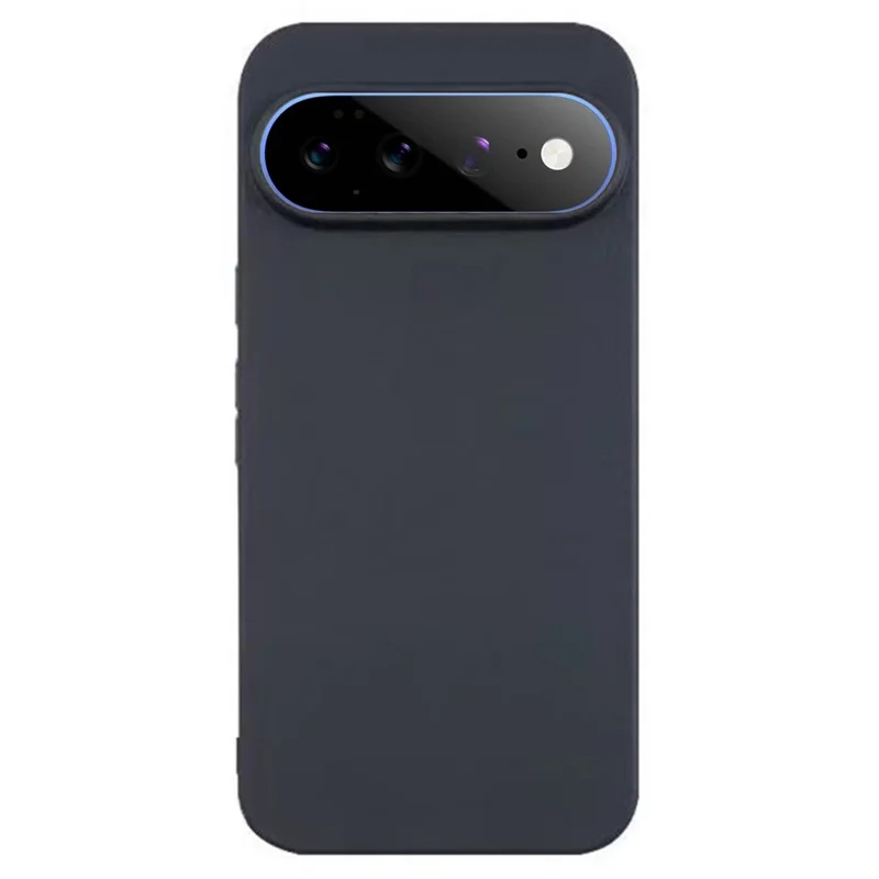 For Google Pixel 11 Pro XL Case Soft Matte Back TPU Black Phone Cover (Large Cutout) - Sort