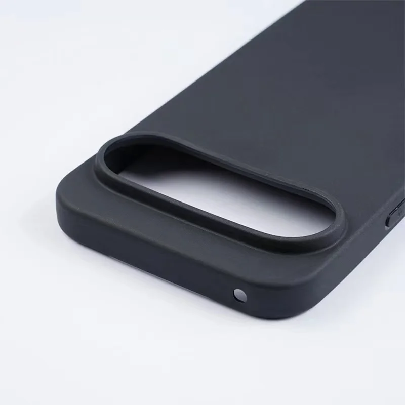 For Google Pixel 11 Pro XL Case Soft Matte Back TPU Black Phone Cover (Large Cutout) - Sort