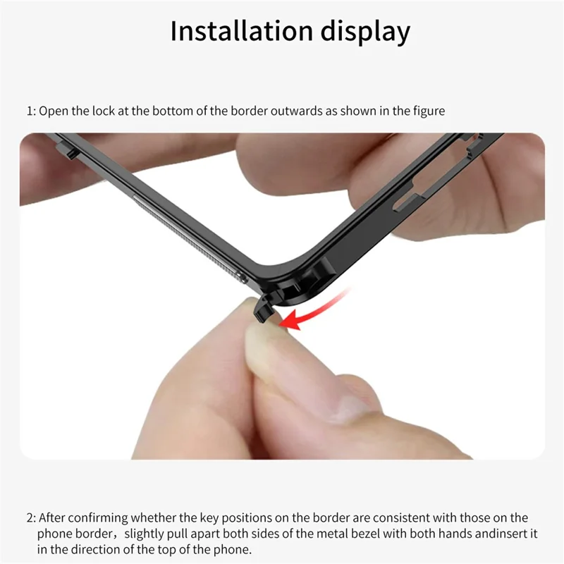 For Nothing Phone (4a) Bumper Cases Metal Frame Heat Dissipation Cover with Lens Protector - Silver