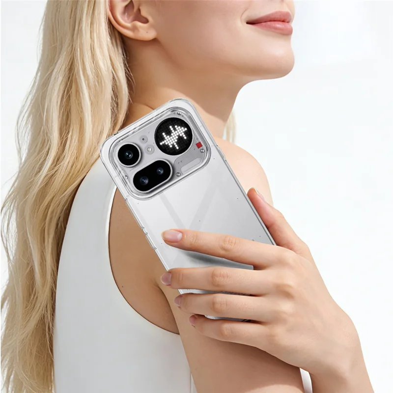 IMAK UX-10 Series For Nothing Phone (4a) Pro Phone Case Soft TPU Mobile Back Cover - Transparent