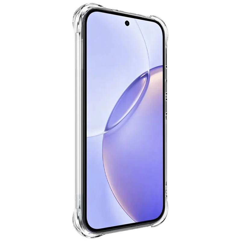 IMAK pour Realme 16 5G Coque TPU Étui pour Téléphone Antichoc avec Coussin d'Air - Transparent