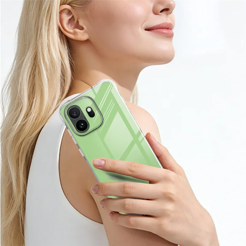 IMAK For OnePlus 15T 5G Case TPU Phone Cover Airbag Shockproof Protection - Transparent