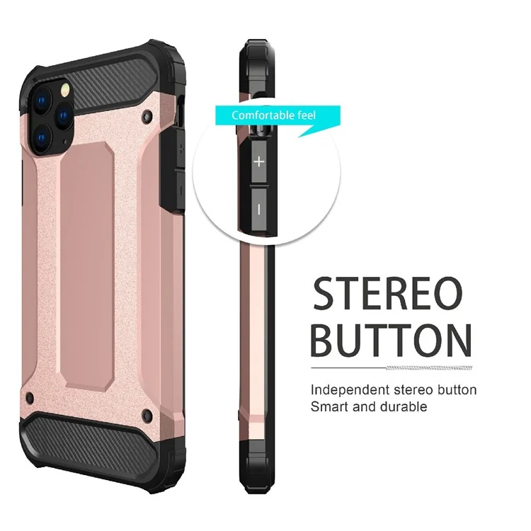 For iPhone 11 Pro 5.8 inch Phone Cover Shell Shockproof TPU + PC Back Cover Cell Phone Case - Silver
