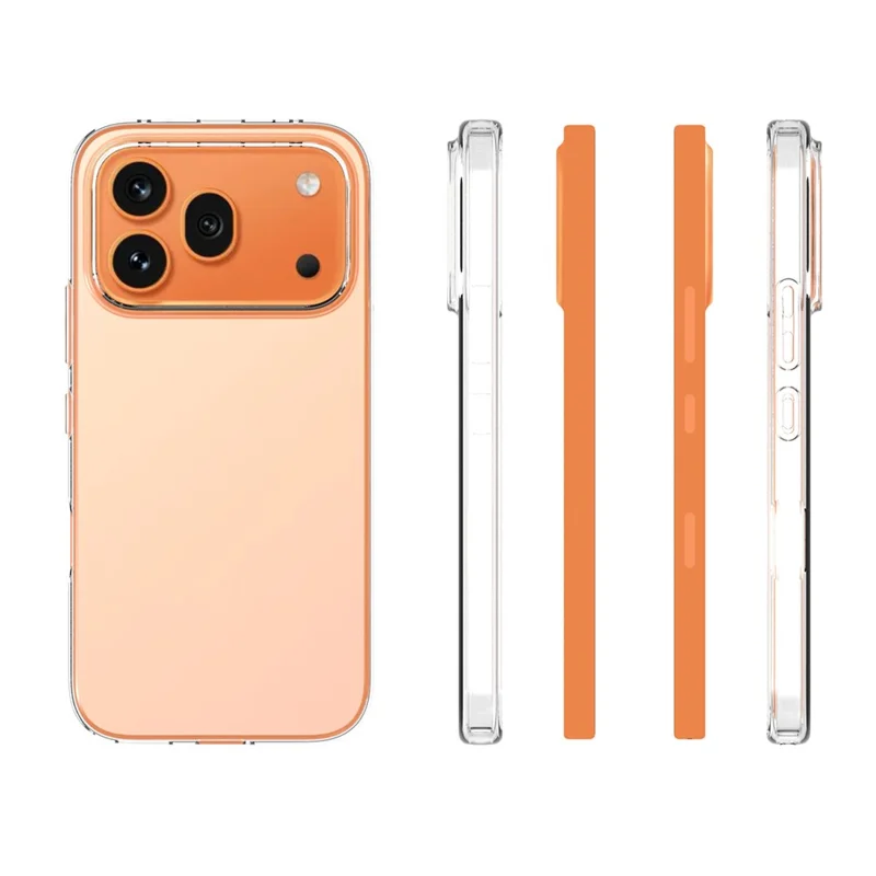 Чехол для Honor 600 Pro 5G, водонепроницаемый, из прозрачного ТПУ, задняя панель