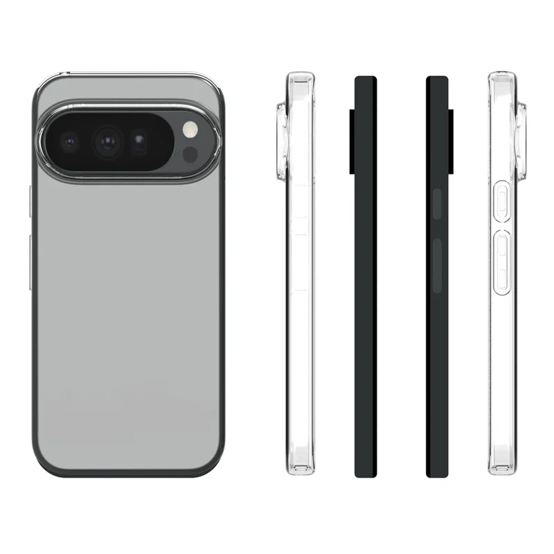 Coque transparente en TPU résistante aux traces d'eau pour Google Pixel 11 Pro XL - Dos de téléphone