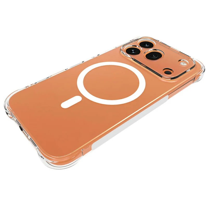 Bulk Purchasing for Honor 600 Pro 5G Magnetic Case TPU Anti-drop Phone Back Cover - Transparent