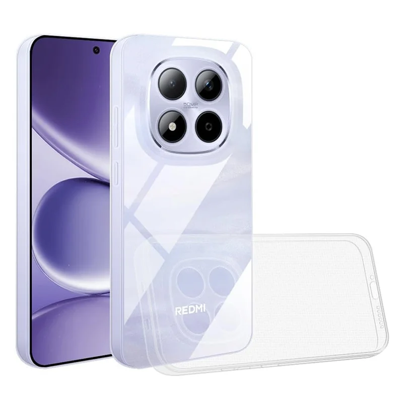 For Xiaomi Redmi Note 15 Pro 5G (Global) Case Anti-Fingerprint Crystal Clear TPU Phone Cover