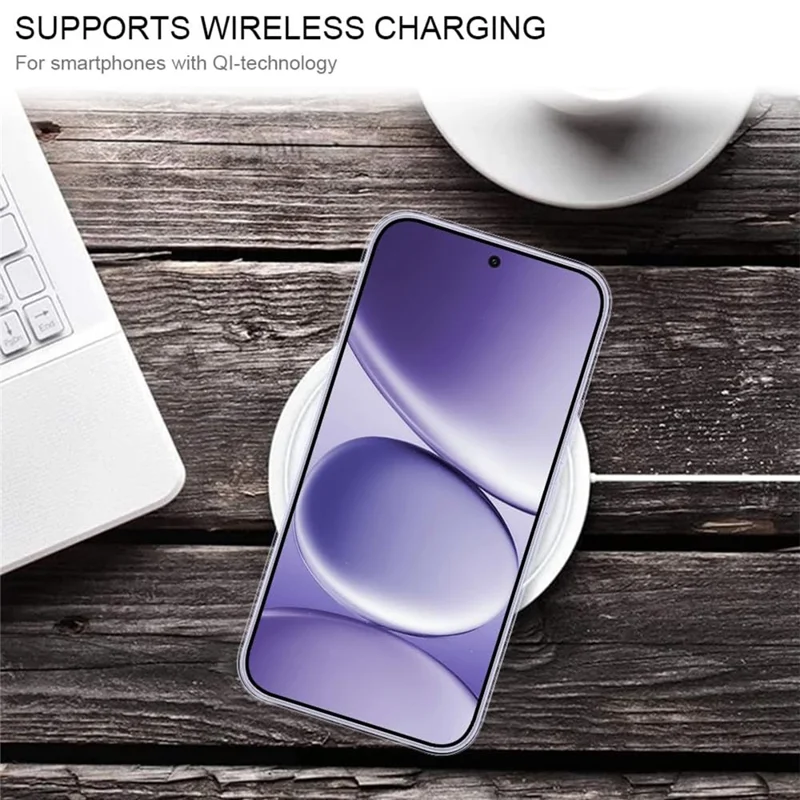 For Xiaomi Redmi Note 15 Pro 5G (Global) Case Anti-Fingerprint Crystal Clear TPU Phone Cover