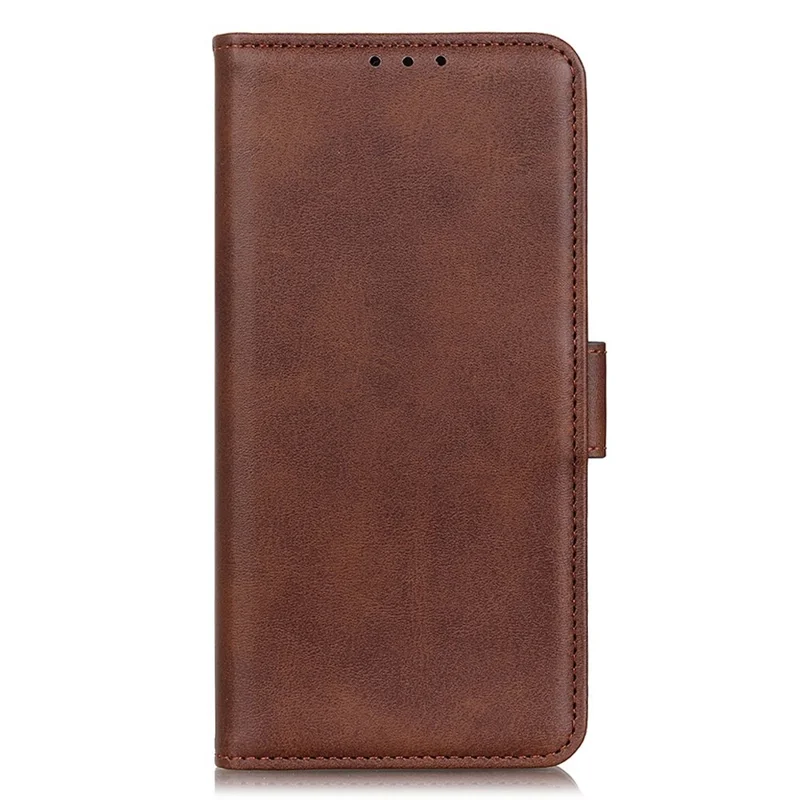 For Sony Xperia 1 VIII Case Stand Cowhide Texture PU Leather Phone Cover - Brown