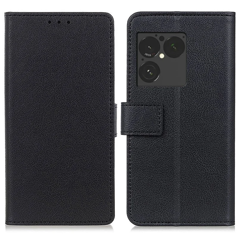For Sony Xperia 1 VIII Case PU Leather Stand Wallet Phone Cover - Black