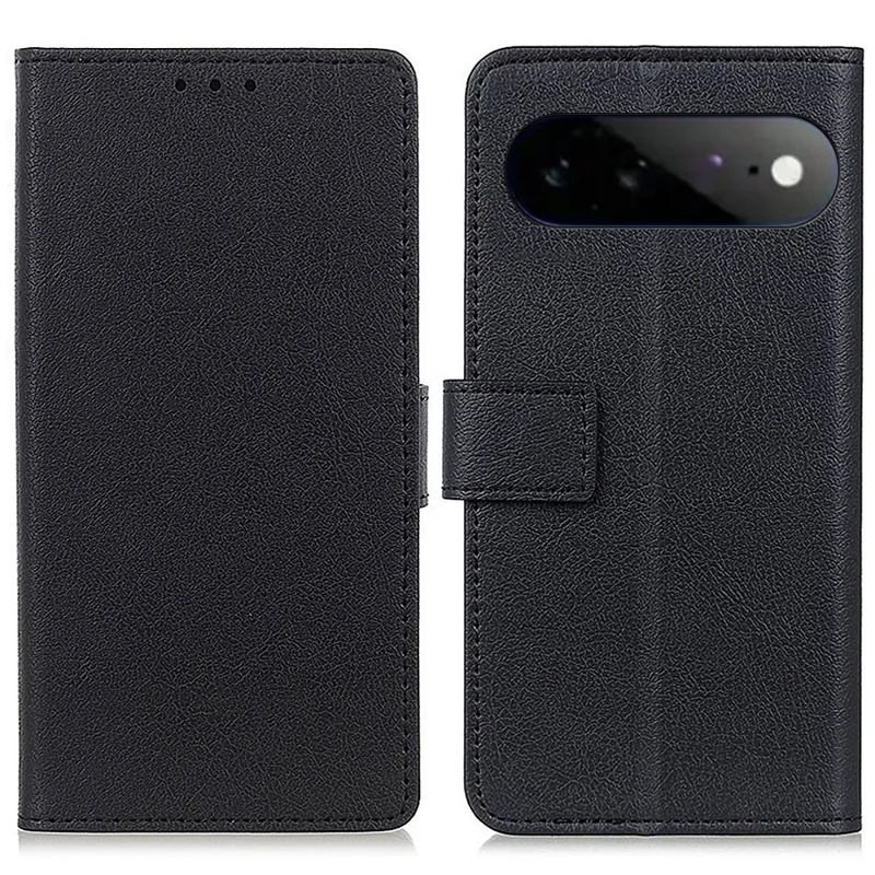 For Google Pixel 11 Pro XL Case PU Leather Stand Wallet Phone Cover - Black