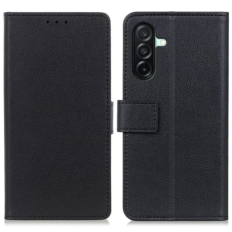 For Samsung Galaxy A27 Case PU Leather Stand Wallet Phone Cover - Black