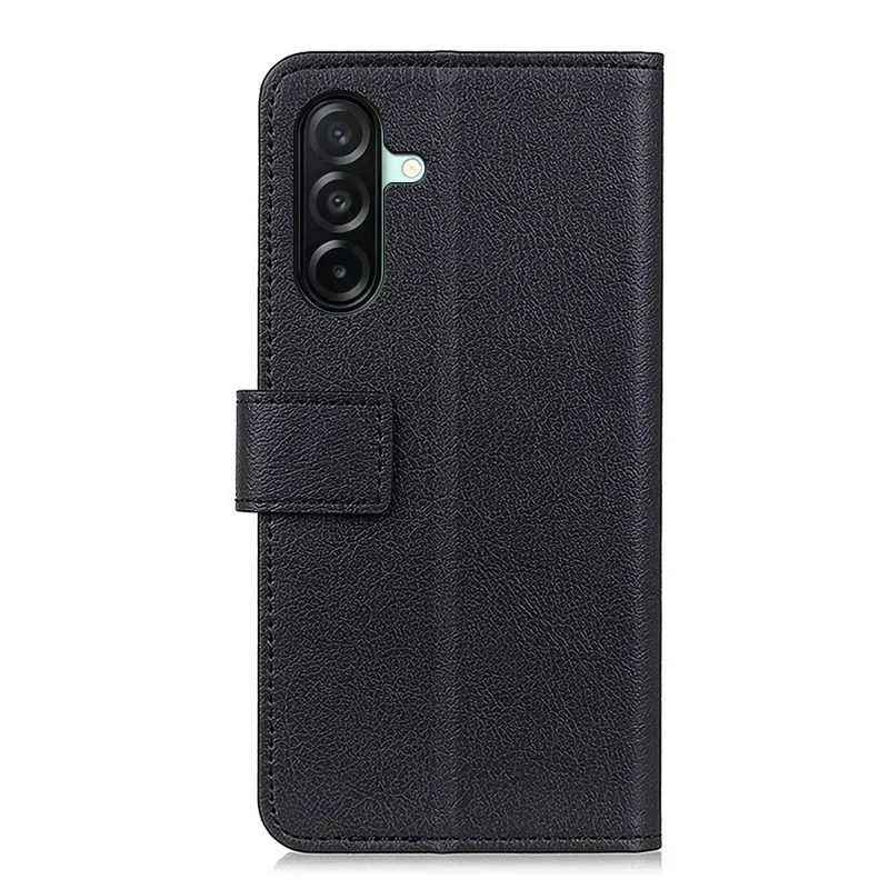 For Samsung Galaxy A27 Case PU Leather Stand Wallet Phone Cover - Black