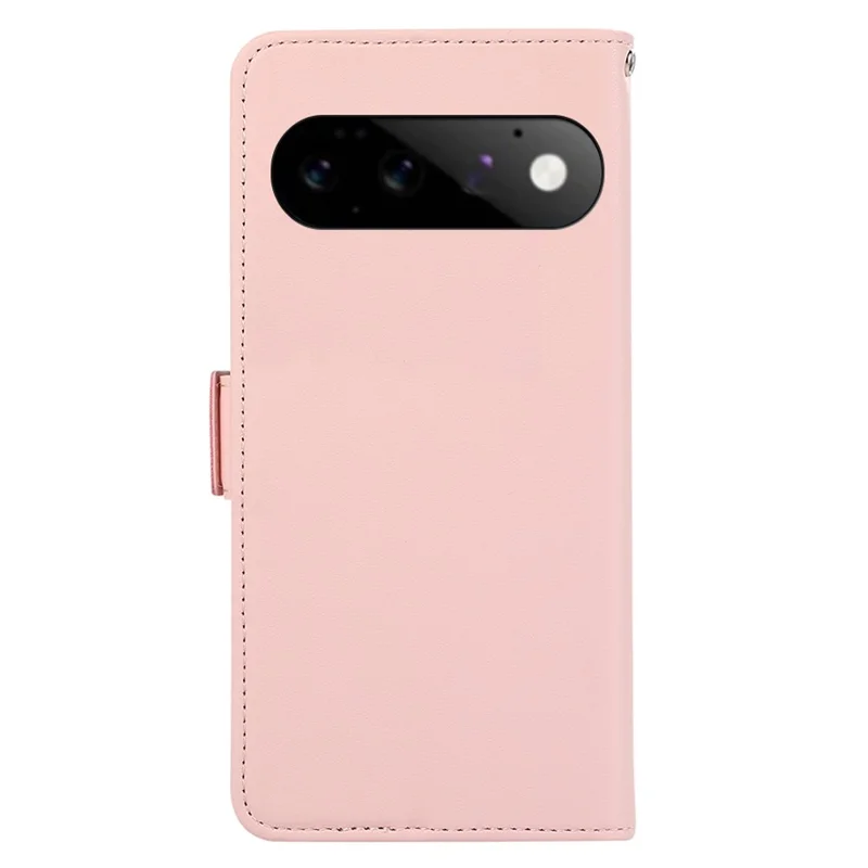 ABEEL For Google Pixel 11  /  Pixel 11 Pro Case Leather Phone Cover with RFID Blocking Wallet - Pink