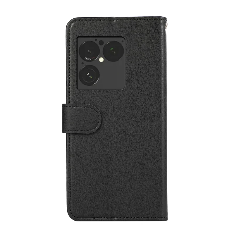 Custodia per Sony Xperia 1 VIII Custodia pieghevole in pelle con blocco RFID - Nero