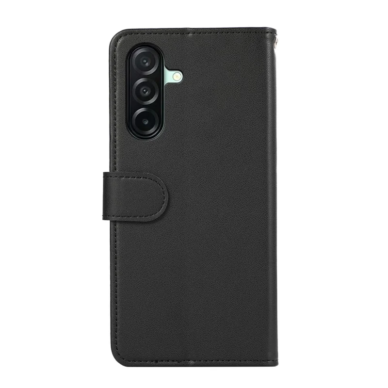 Til Samsung Galaxy A27 Case RFID-blokerende flip-læderskærm - Sort