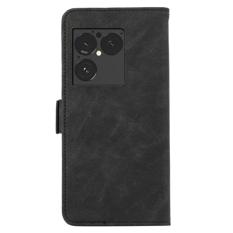 ABEEL Funda para Sony Xperia 1 VIII Funda tipo folio de cuero PU con soporte y bloqueo RFID - Negro