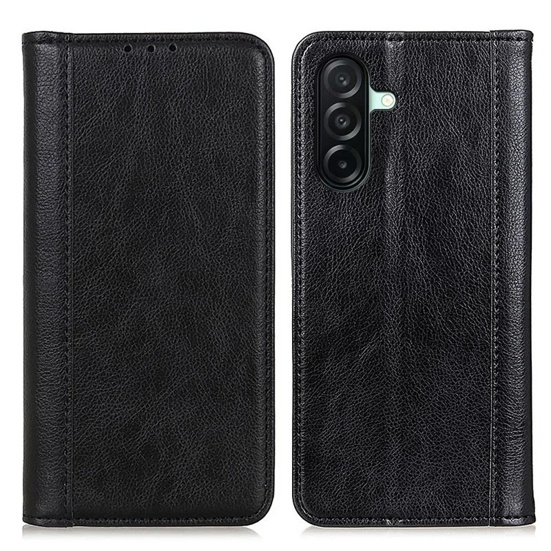 For Samsung Galaxy A27 Stand Case Split Leather Litchi Texture Wallet Phone Cover - Sort