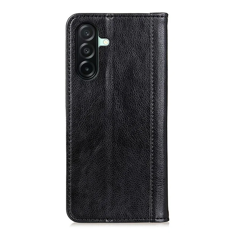 For Samsung Galaxy A27 Stand Case Split Leather Litchi Texture Wallet Phone Cover - Sort