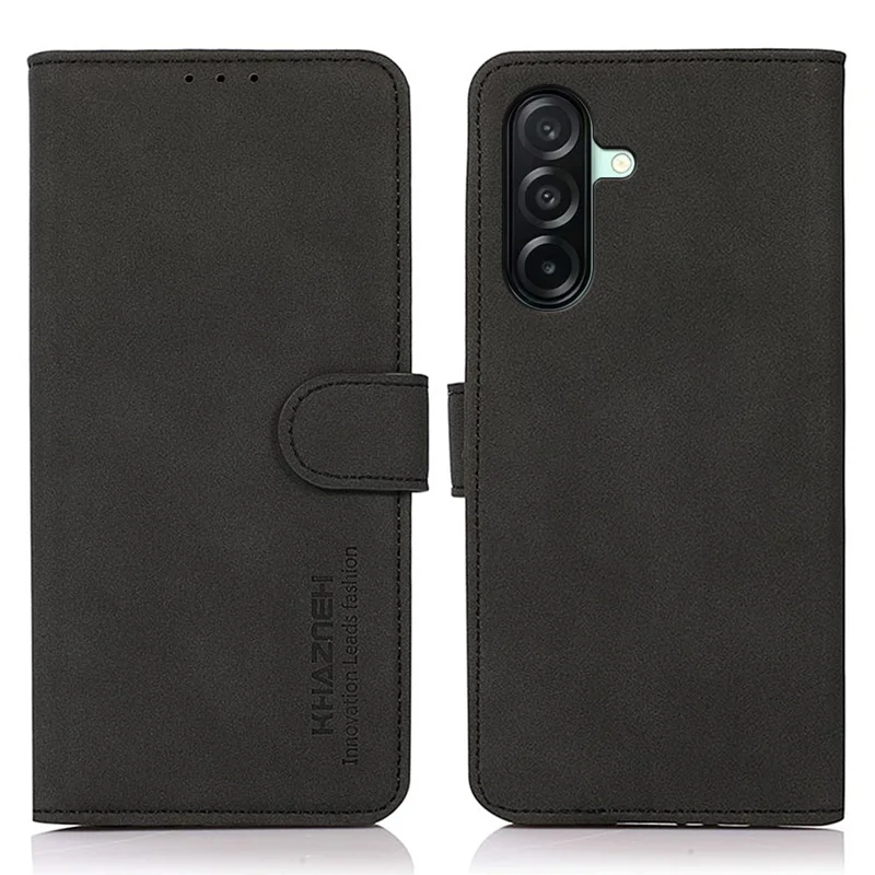 KHAZNEH Custodia per Samsung Galaxy A27 Anti Graffio con Portafoglio in Pelle PU con Supporto - Nero