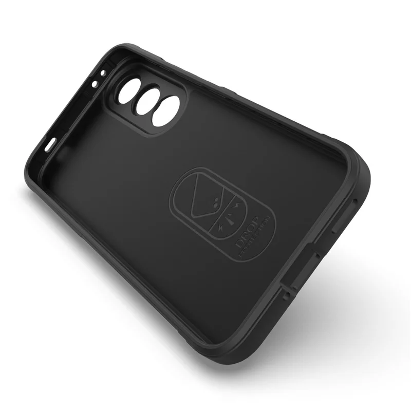 For vivo V70 FE 5G Phone Case Anti-Drop Soft TPU Rugged Back Cover - Black