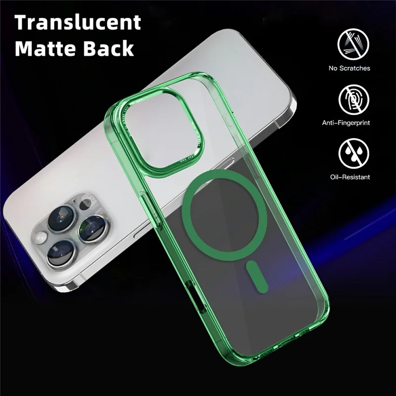 Bulk Purchasing for iPhone 16 Pro Max Magnetic Case PC TPU Phone Protective Cover Compatible with MagSafe - Black