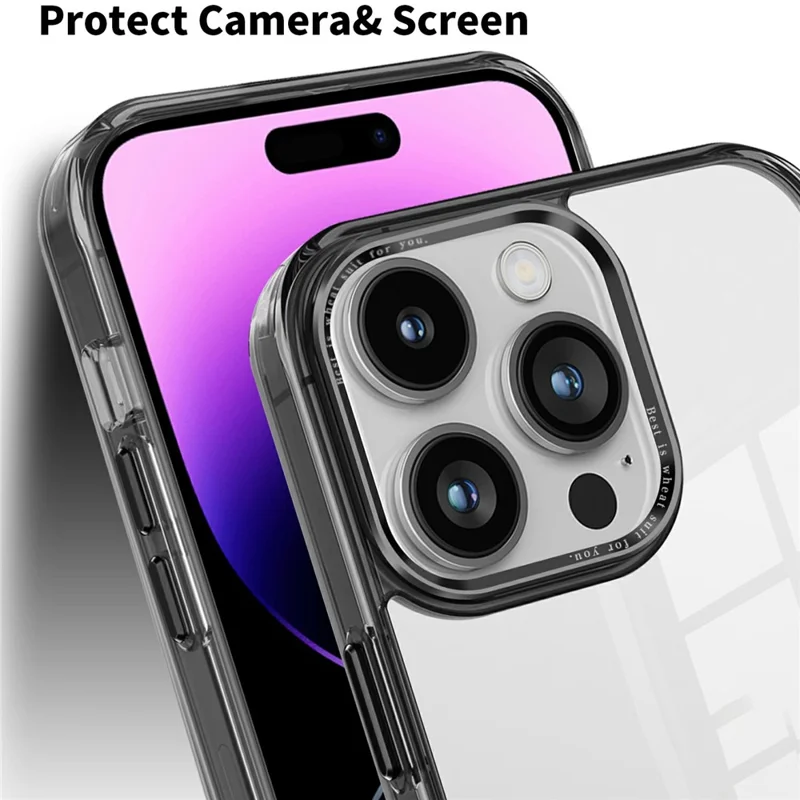 Bulk Purchasing for iPhone 14 Pro Max Magnetic Case PC TPU Phone Protective Cover Compatible with MagSafe - Grey