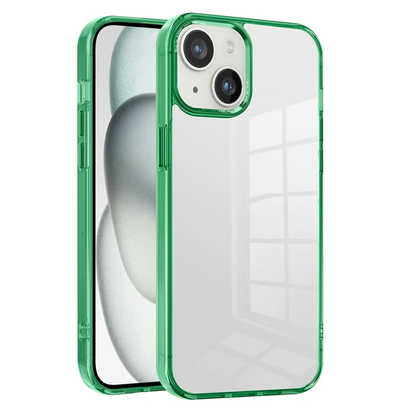 Bulk Purchasing for iPhone 14 Plus Magnetic Case PC TPU Phone Protective Cover Compatible with MagSafe - Green