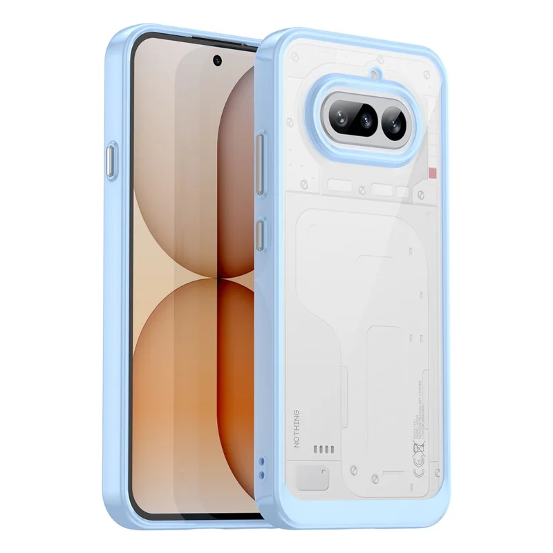 For Nothing Phone (4a) Phone Case TPU + Acrylic Protective Clear Phone Cover - Blue