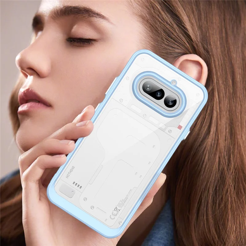 For Nothing Phone (4a) Phone Case TPU + Acrylic Protective Clear Phone Cover - Blue