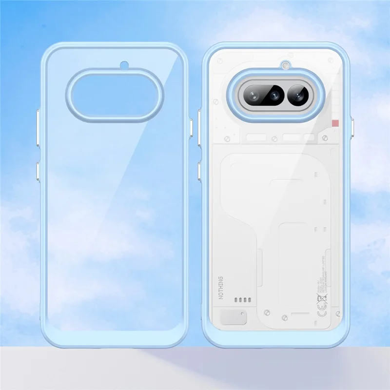 For Nothing Phone (4a) Phone Case TPU + Acrylic Protective Clear Phone Cover - Blue